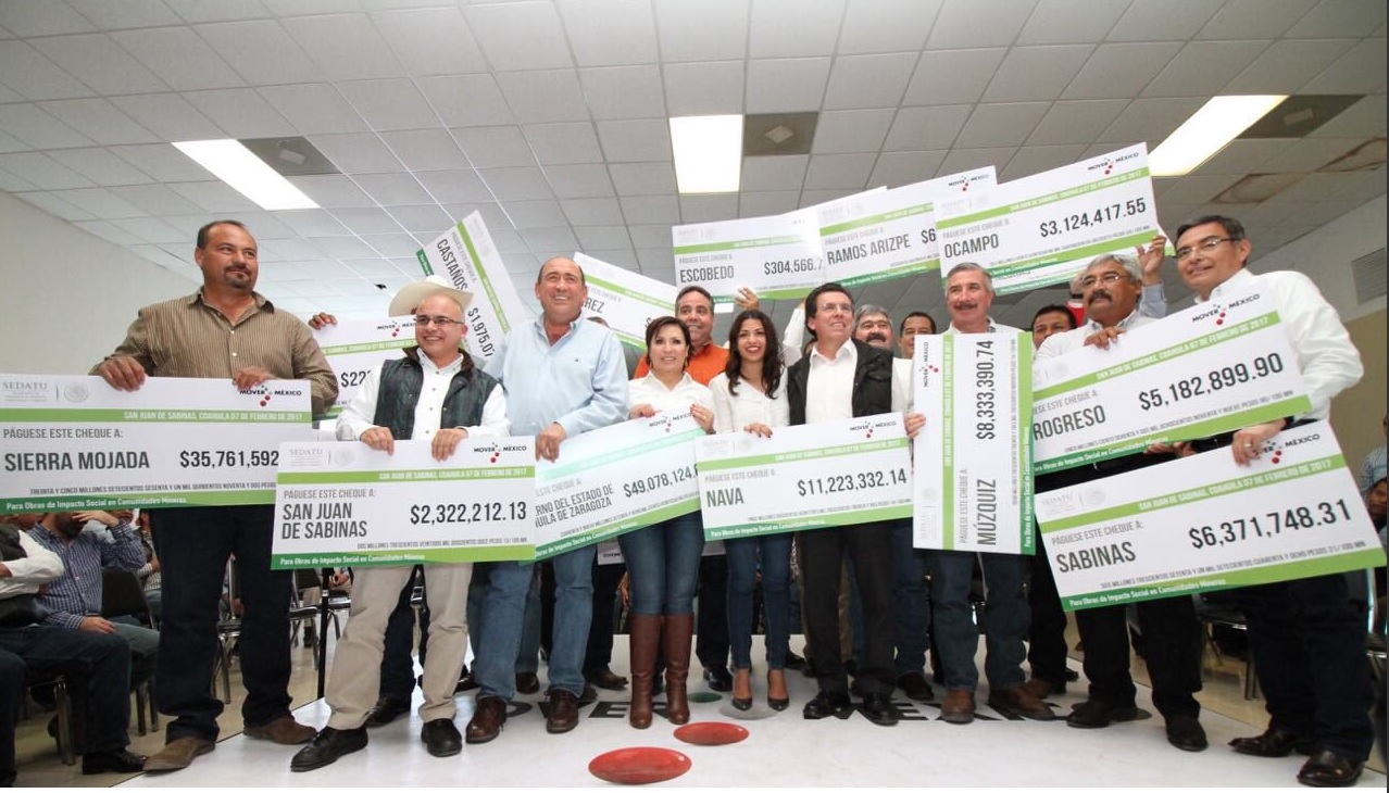 Entregan más de 130 mdp del Fondo Minero en Coahuila - Noticieros Televisa