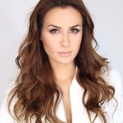 Odalys Ramírez es periodista de espectáculos en Al Aire con Paola de Noticieros Televisa