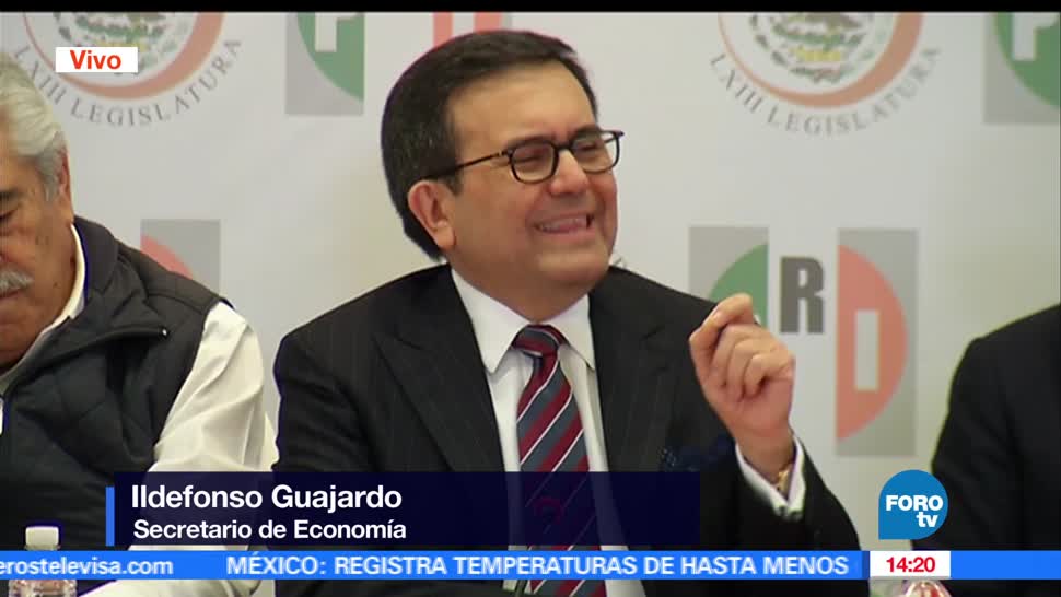 Ildefonso Guajardo, secretario de Economía (Noticieros Televisa)