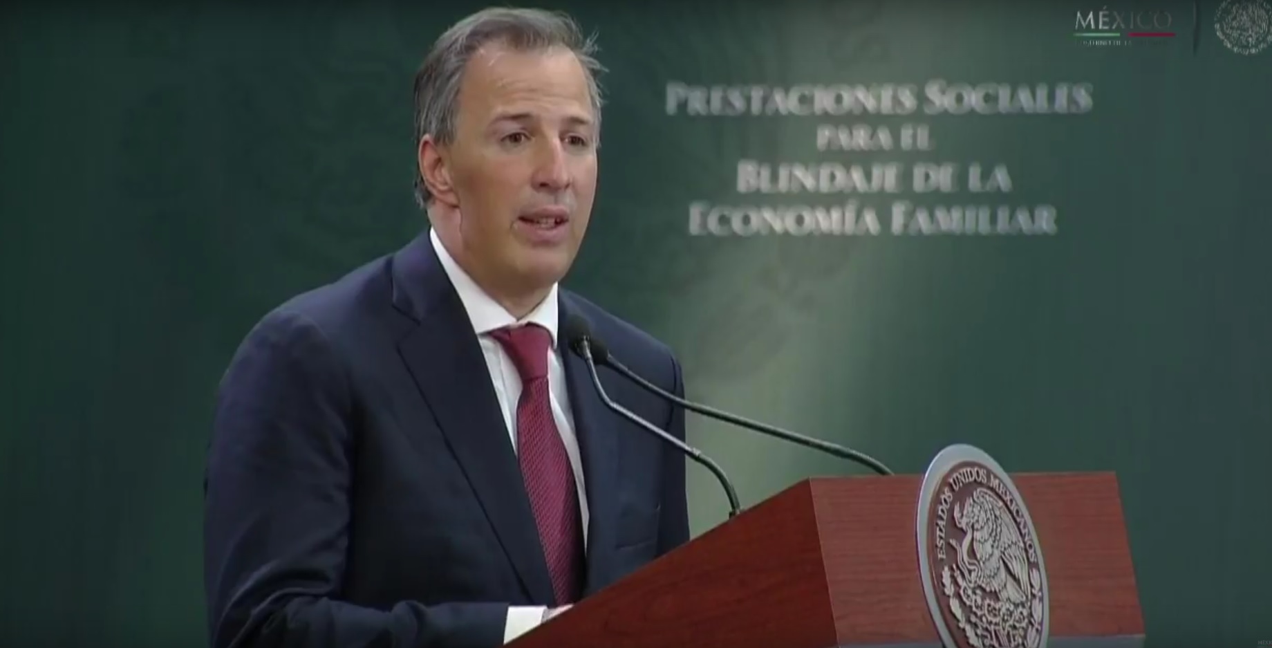 José Antonio Meade, secretario de Hacienda y Crédito Público (Noticieros Televisa)