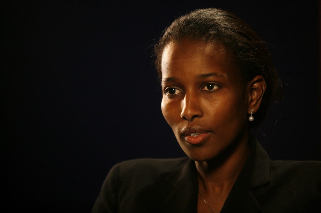La activista Ayaan Hirsi Ali, escritora de la película Submission.