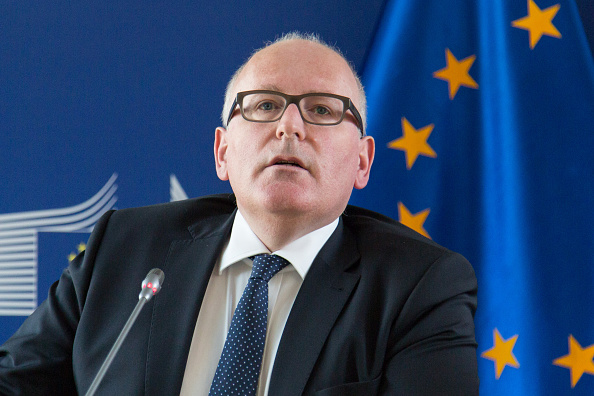 Frans Timmermans, vicepresidente de la Comisión Europea (Getty Images)