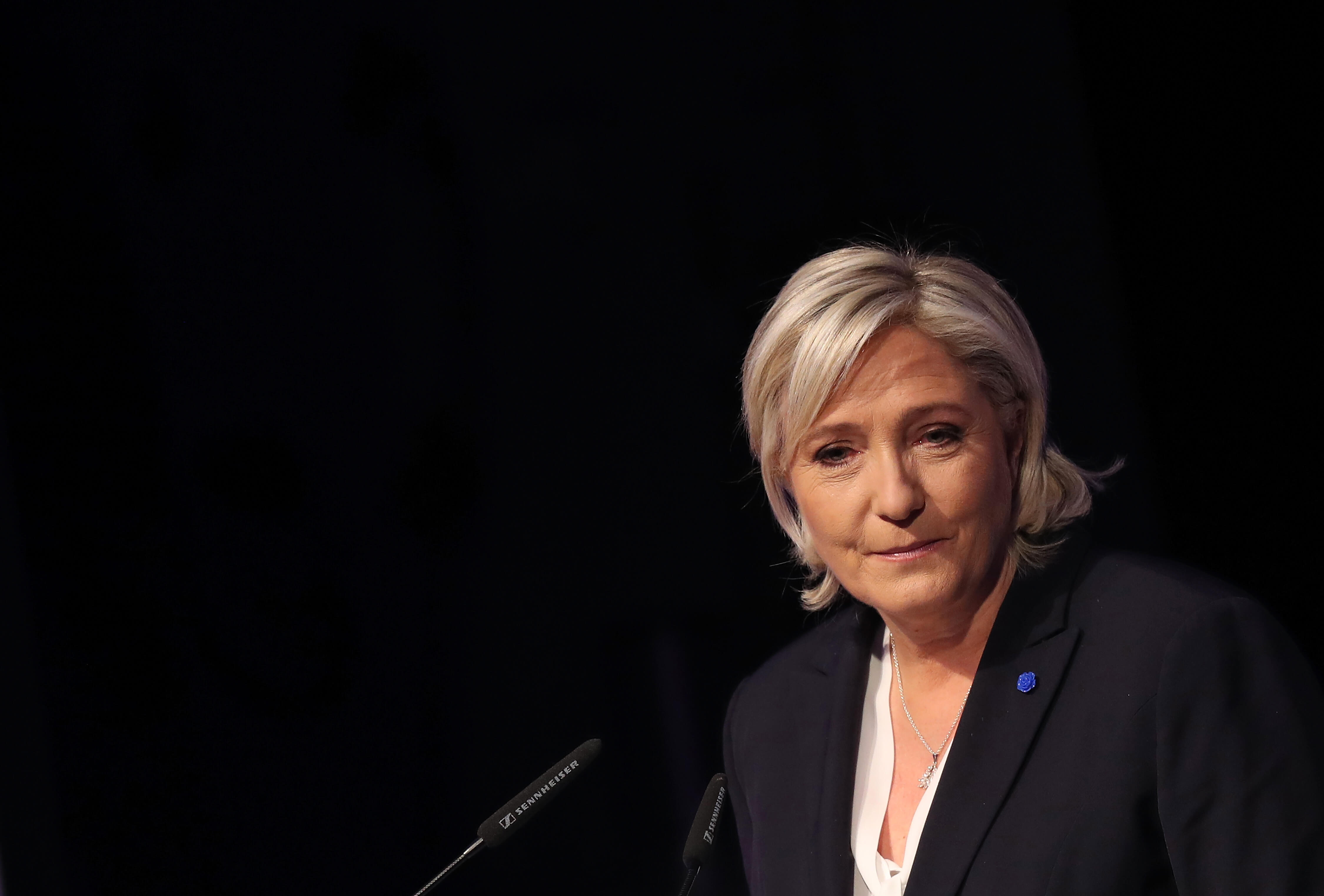 Marine Le Pen, líder del partido ultraderechista francés Frente Nacional