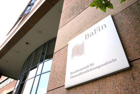 El logo alemán de la Autoridad Federal de Supervisión Financiera (BaFin) (Getty Images)