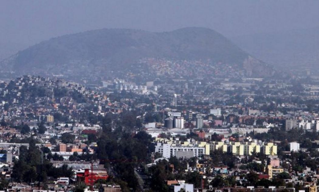 Panoramica del municipio de Ecatepec, Edomex, presenta mala calidad del aire