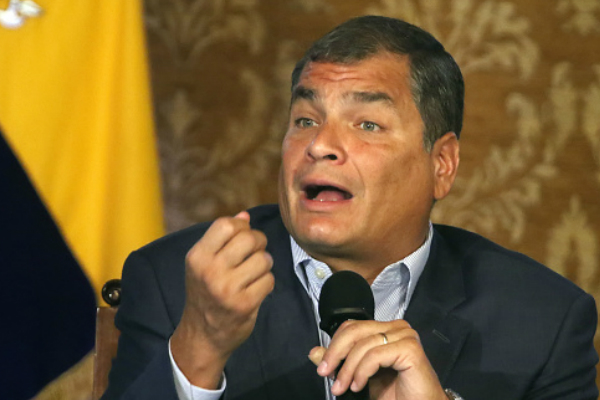 El presidente de Ecuador, Rafael Correa. (Foto Getty Images/Archivo)