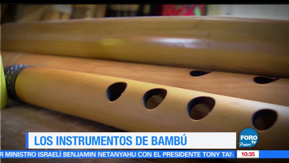 Los instrumentos de bambú
