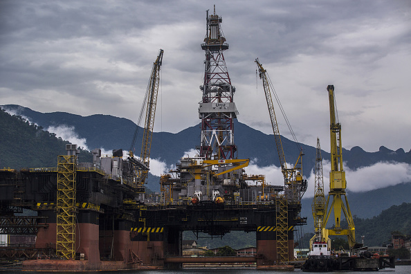 Vista de una plataforma petrolera (Getty Images)