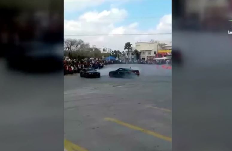 Accidente en espectáculo automovilístico en Tamaulipas (Noticieros Televisa)