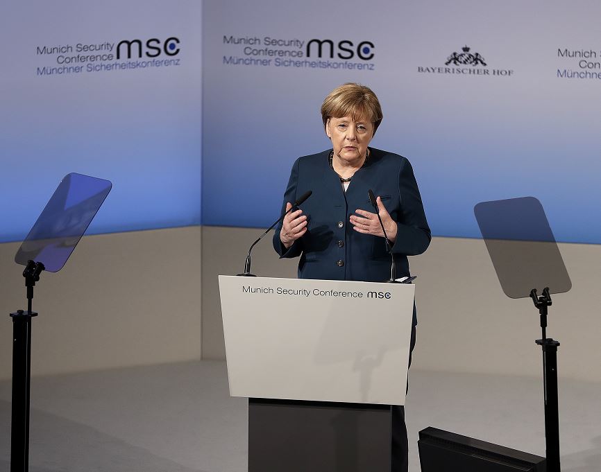 Merkel realizó estas declaraciones en su intervención en la Conferencia de Seguridad de Múnich. (AP)
