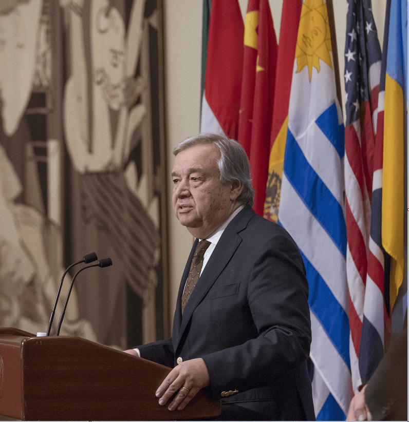 Antonio Guterres, secretario general de la ONU, condena medidas migratorias impuestas por Trump. (AP)