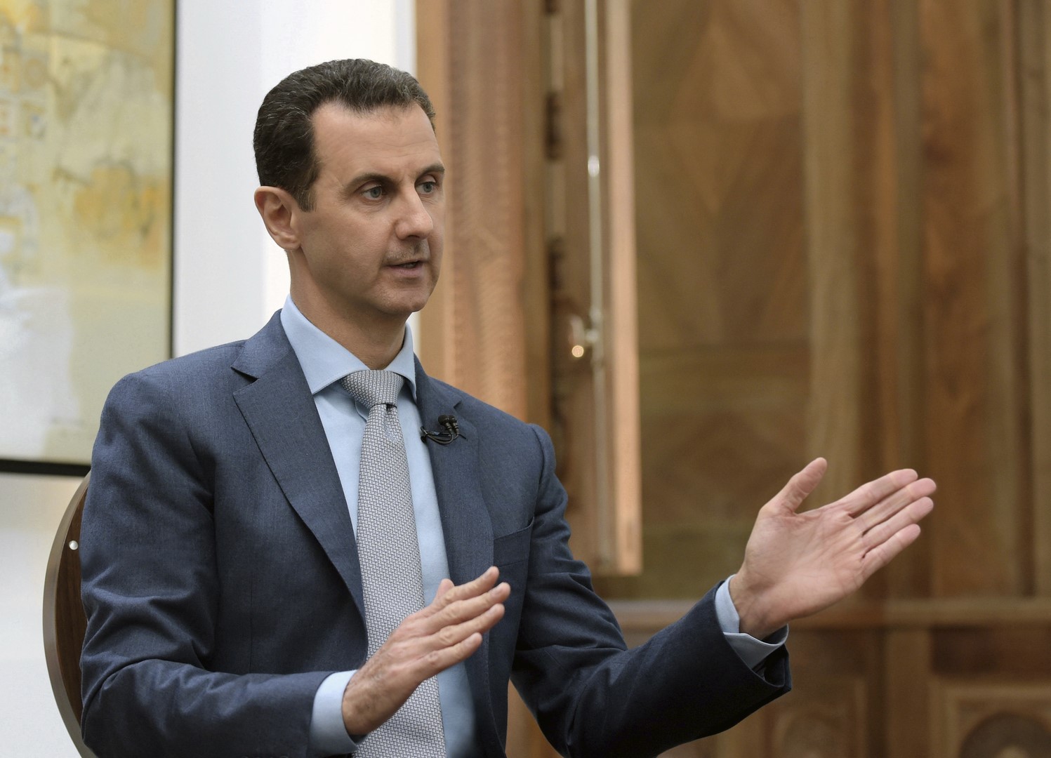 El presidente sirio, Bashar al Assad, dice que el veto de Trump a la entrada de sirios a EU va dirigido a los terroristas, no a los ciudadanos. (Archivo/AP)