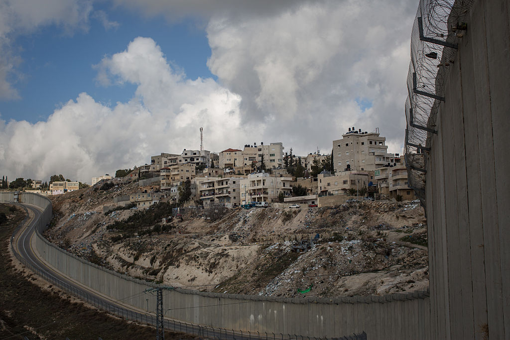 Asentamiento israelí en suelo palestino.