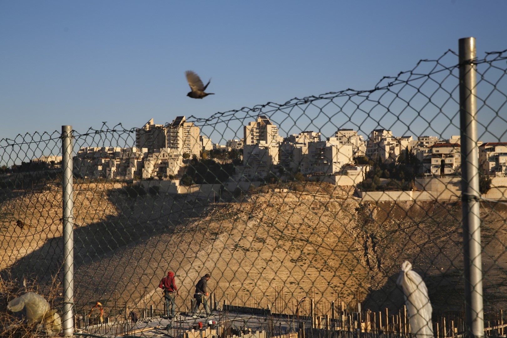 Asentamientos israelíes en propiedad privada palestina (AP)
