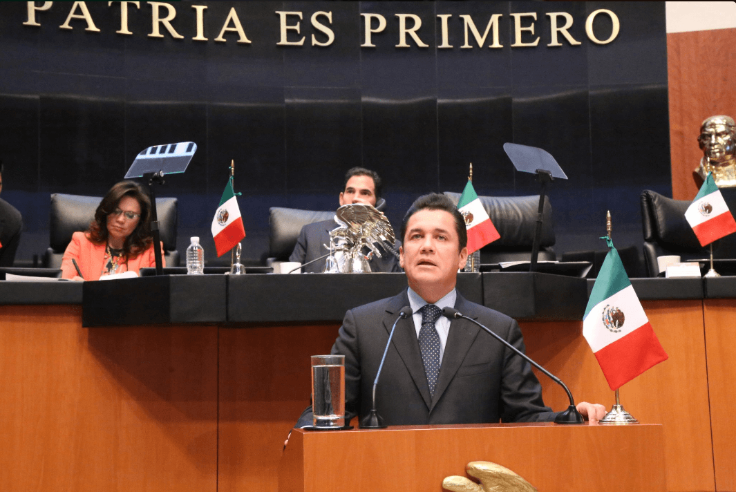Carlos Puente, coordinador del Partido Verde en el Senado. (@VerdeSenadoMex)