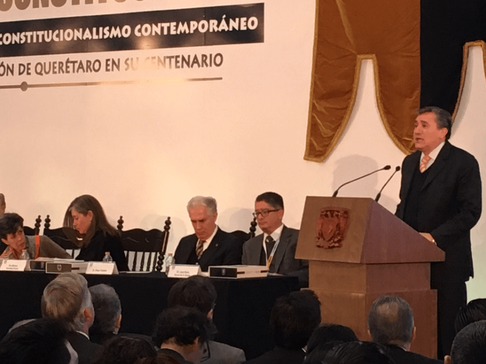 El presidente de la CNDH, Luis Raúl González Pérez, hizo un llamado a los gobiernos estatales para que capaciten a sus cuerpos de seguridad. (@CNDH)
