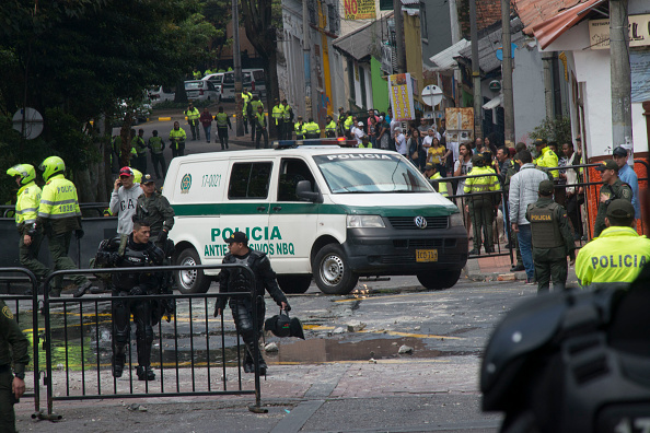 La cifra preliminar de heridos en el atentado que se produjo en el céntrico barrio de La Macarena y que fue facilitada por la Alcaldía de Bogotá es de 31 personas (Getty Images)