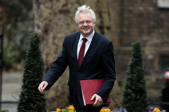 El secretario británico para la salida de la Unión Europea, David Davis (Getty Images)