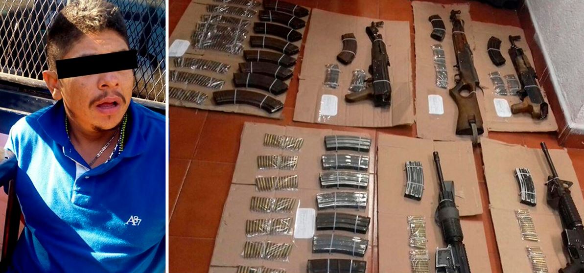 En el momento de la detención el hombre se encontraba en posesión de armamento de alto calibre (Gobierno de Guerrero)