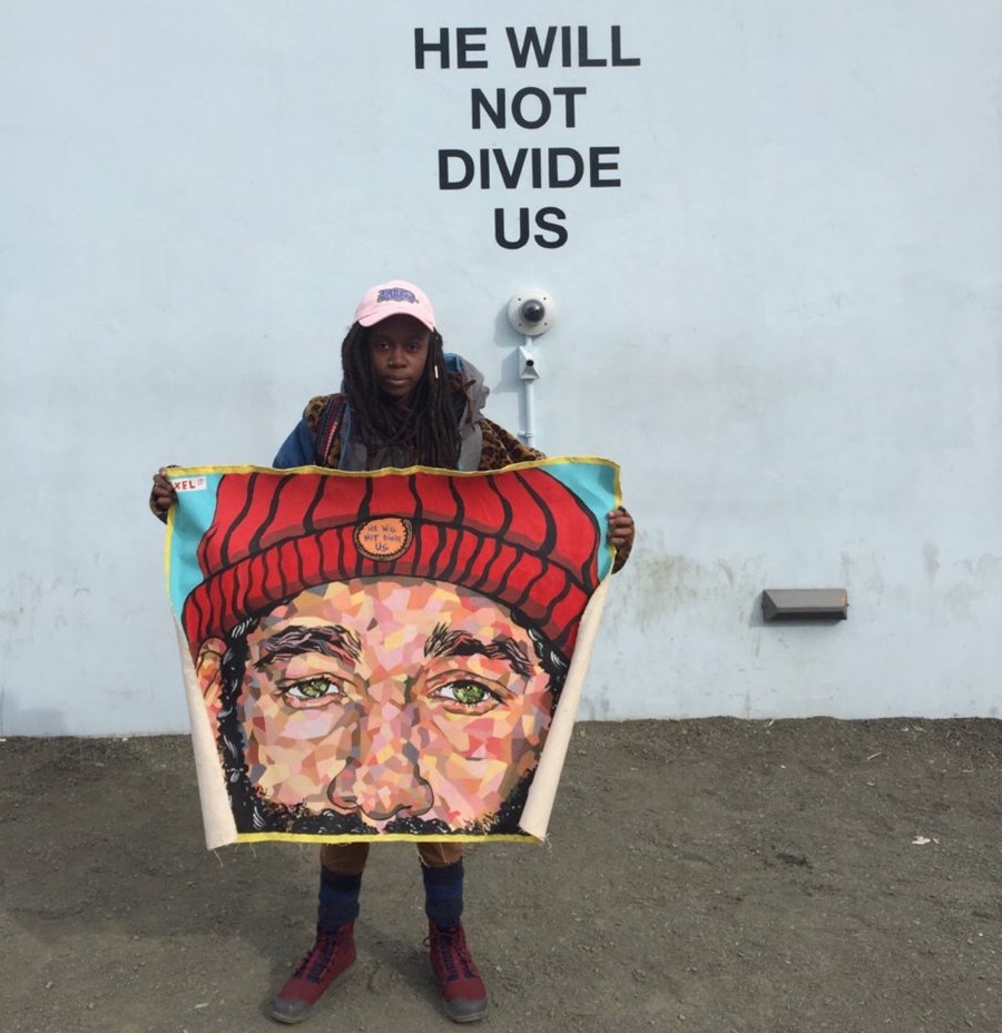 El proyecto “He Will Not Divide US” (Él no nos va a dividir) fue lanzado el 20 de enero.