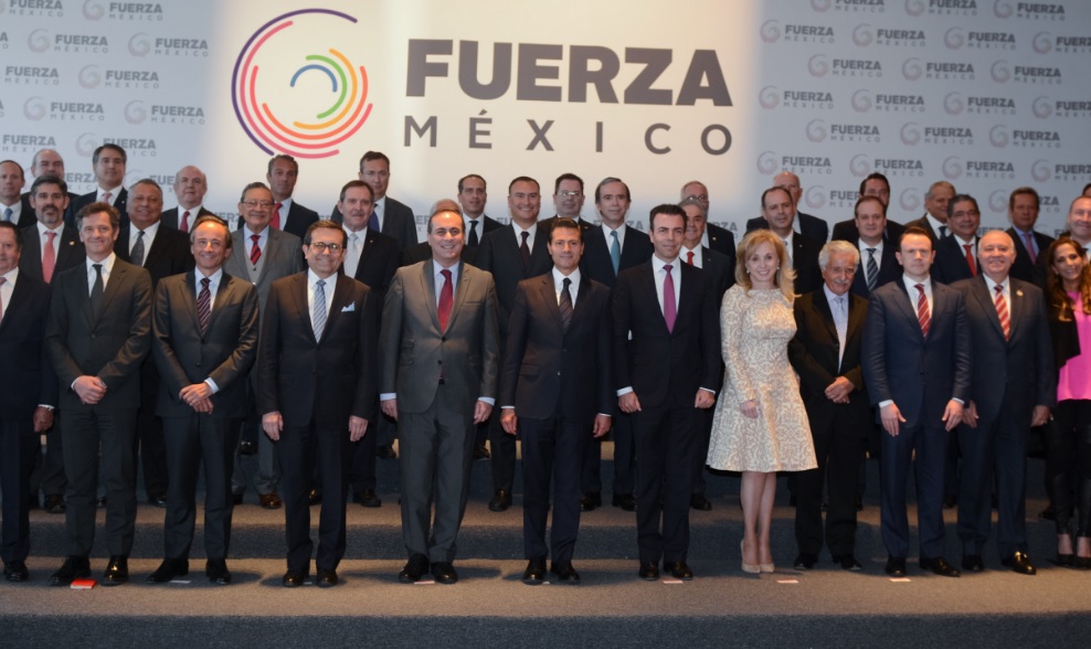 El presidente Peña Nieto se reunió con integrantes del Consejo Coordinador Empresarial y el Consejo Mexicano de Negocios que impulsan la iniciativa 'Fuerza México'.