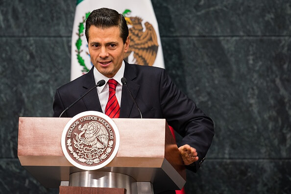 Enrique Peña Nieto, presidente de México. (Getty Images, archivo)