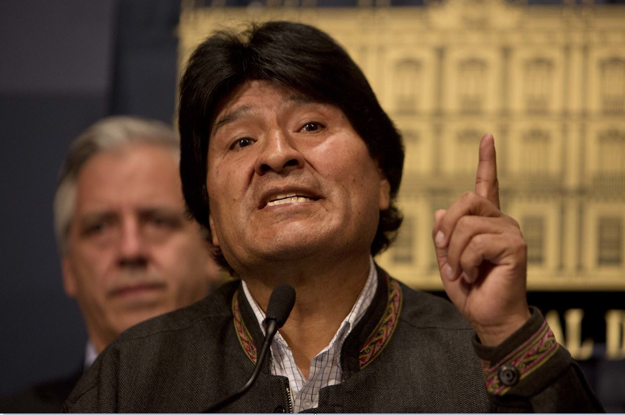 Fotografía que muestra al presidente de Bolivia, Evo Morales. (AP/archivo)
