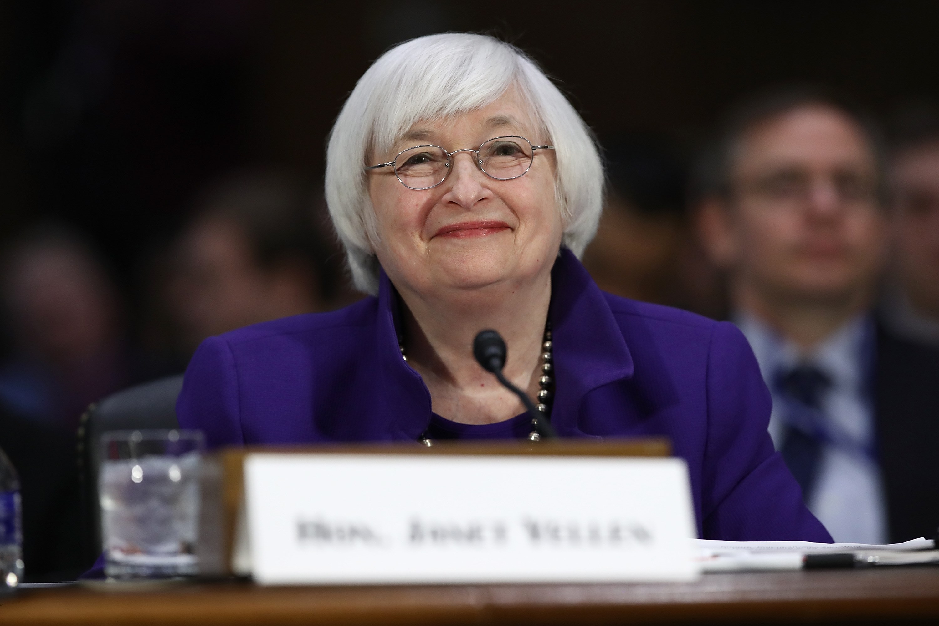 La presidente de la Reserva Federal, Janet Yellen (Getty Images)