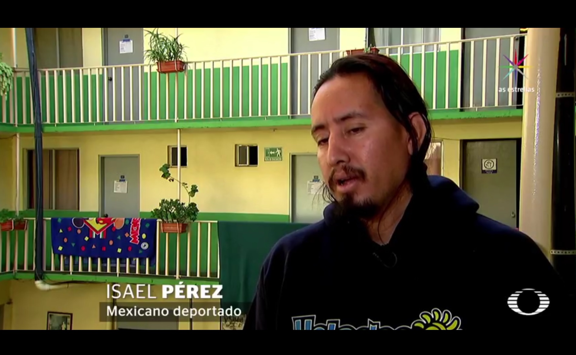 Tras cuatro días de permanecer en el Centro de Detención de Adelanto, en California, Isael fue deportado a Tijuana. (Noticieros Televisa)