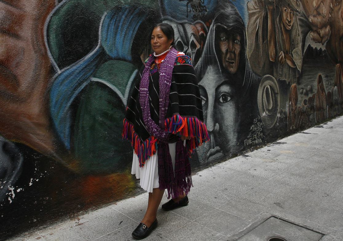 Jacinta Francisco, indígena liberada (AP, archivo)