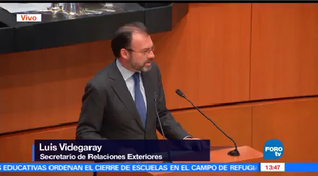Luis Videgaray comparece ante el Senado de la República