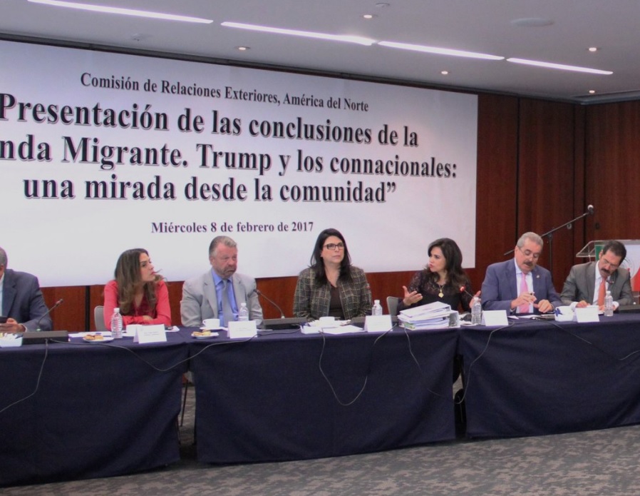 La senadora del PRI, Marcela Guerra, presidenta de la Comisión de Relaciones Exteriores, informó que ya se trabaja en mecanismos para proteger remesas de connacionales en EU