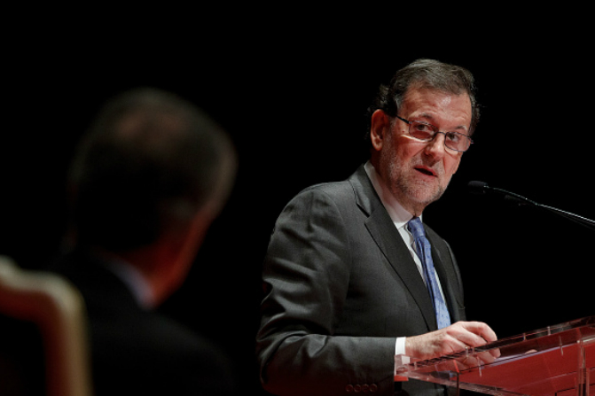 El presidente del Gobierno español, Mariano Rajoy, agradeció a sus compañeros de partido (Getty Images/Archivo)