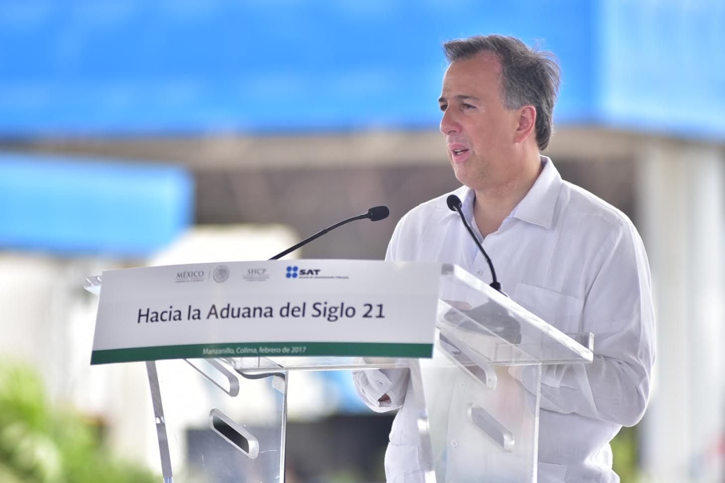 El secretario de Hacienda, José Antonio Meade, encabezó el evento ‘Hacia la Aduana del Siglo XXI’, en Manzanillo, Colima