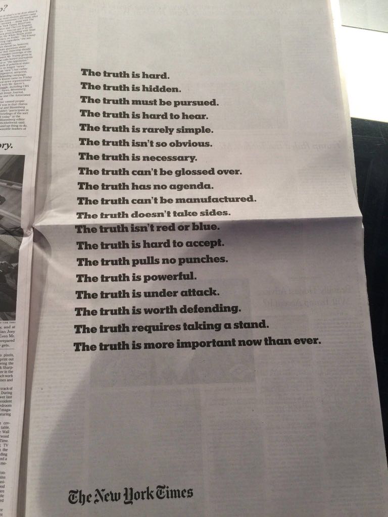 La verdad está bajo ataque: The New York Times