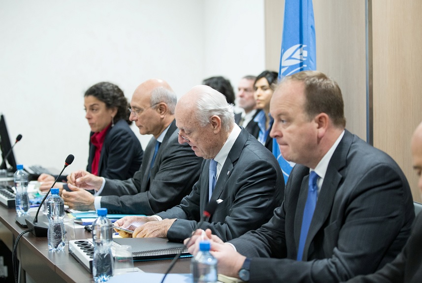 Una reunión de conversaciones de paz en Siria en Ginebra, Suiza (Reuters)