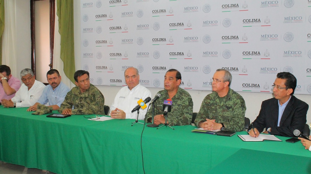 Policía militar en Colima