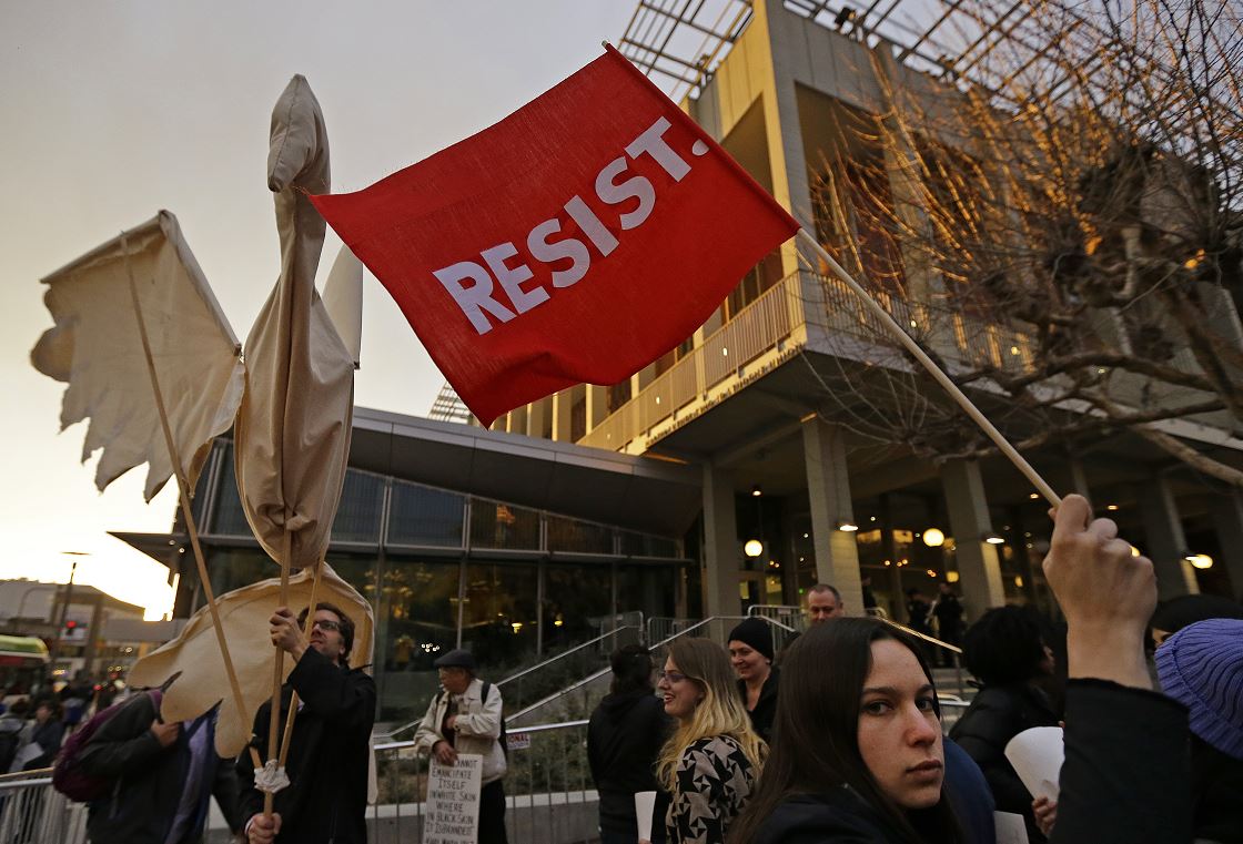 Protesta en la Universidad de California