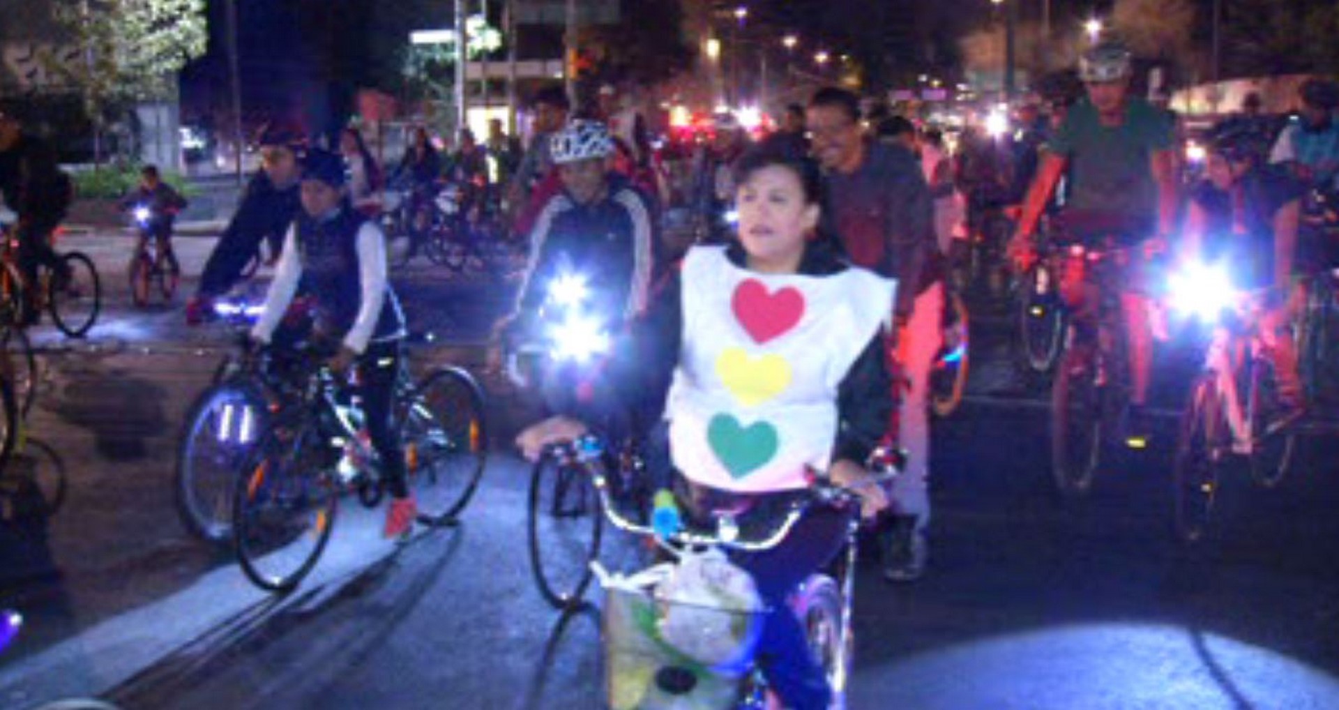 Realizan paseo ciclista Cupido en la CDMX. (Noticieros Televisa)