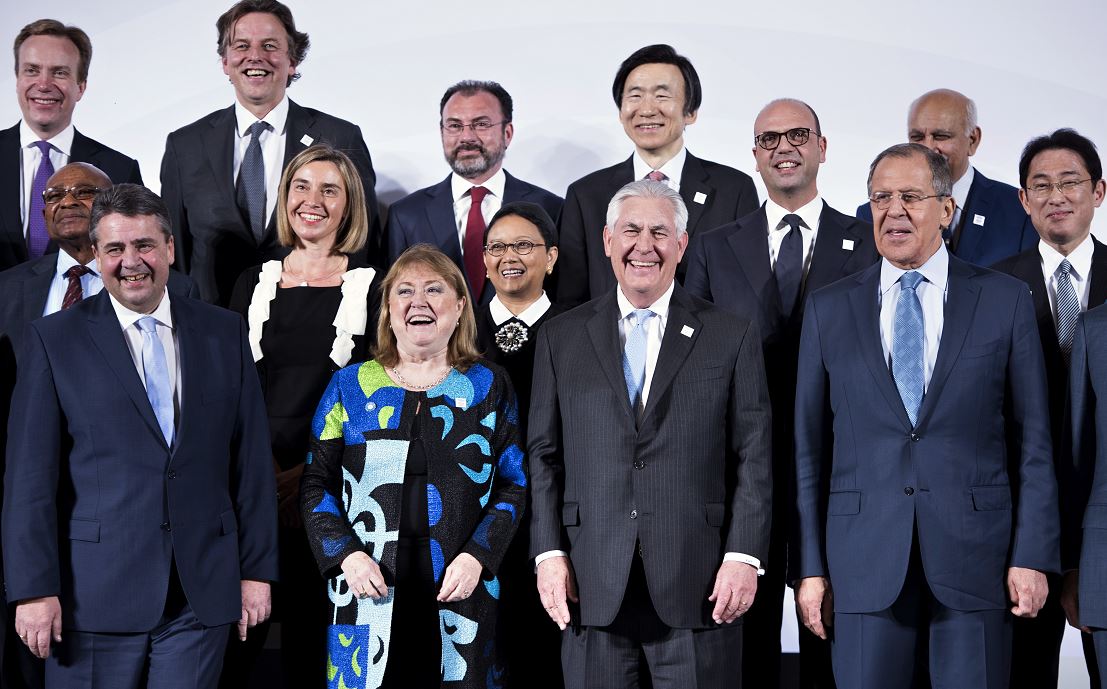 Reunión de ministros de Exteriores del G20 en Alemania (AP)