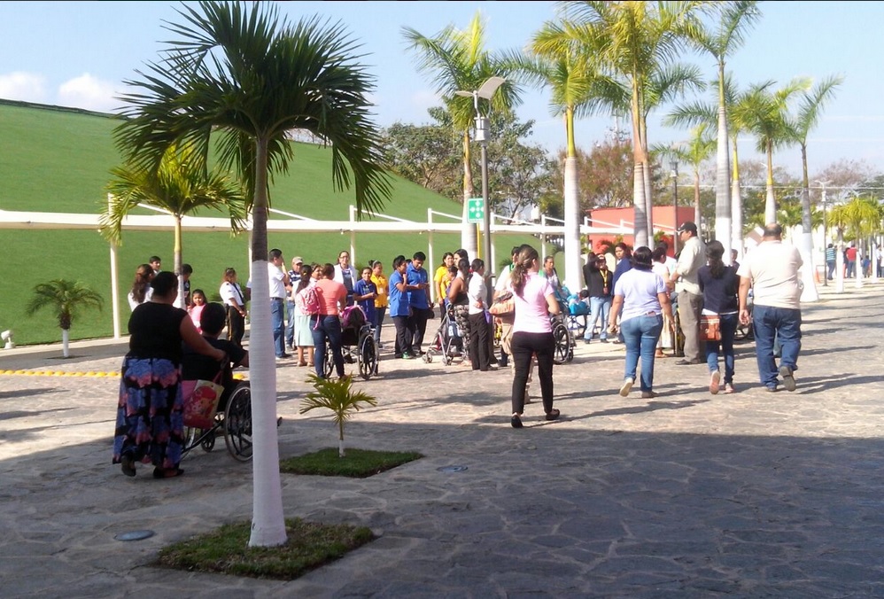 Simulacro de sismo en Chiapas