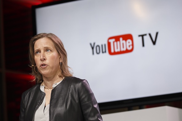 Susan Wojcicki, directora ejecutiva de YouTube Inc., presenta YouTube TV.