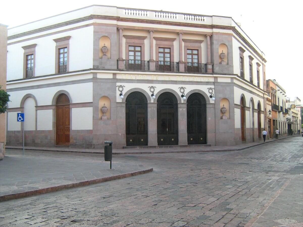 Teatro de la República, ubicado en la ciudad de Querétaro.