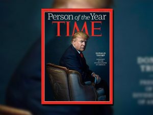 En diciembre, Time nombró a Donald Trump "Persona del año" (Archivo)