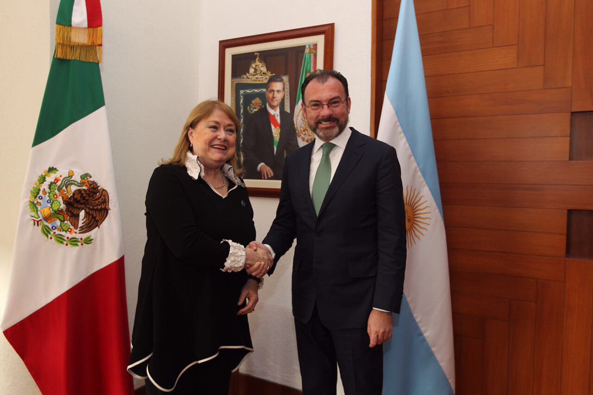 Luis Videgaray refrendó la invitación que el mandatario mexicano extendió al presidente Macri para que visite México