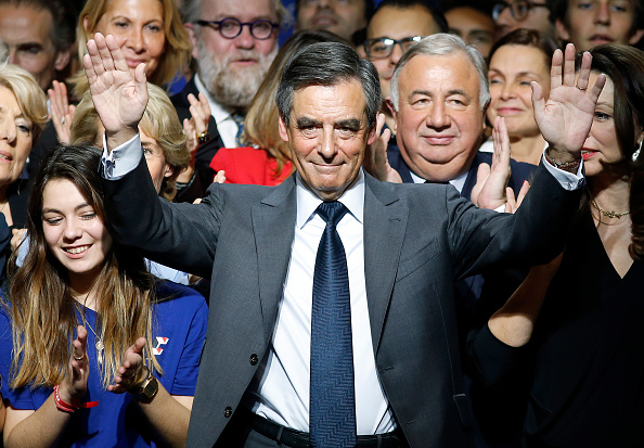 El candidato del partido de derecha 'Les Republicains' (LR), Francois Fillon, ganó la primera ronda de las elecciones para las primarias de derechas. (Getty Images/archivo)
