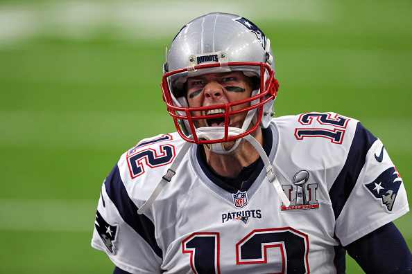 Tom Brady, de los New England Patriots, durante el partido del Super Bowl 51 en el que enfrentó a los Atlanta Falcons. (Getty Images, archivo)