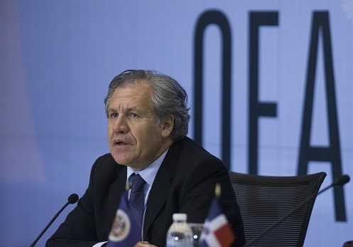 El secretario general de la OEA, Luis Almagro, durante el cierre de la 46ª Asamblea de la Organización de Estados Americanos en Santo Domingo (Reuters/archivo)