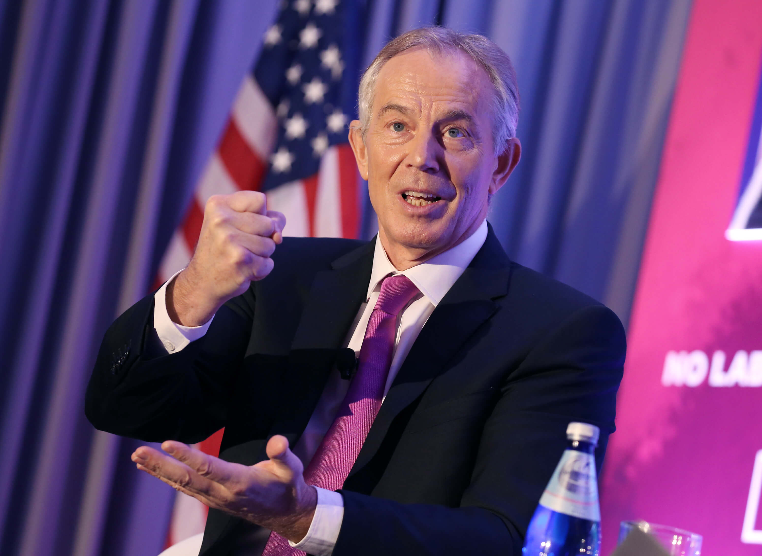 Fotografía que muestra al ex primer ministro británico Tony Blair (AP)
