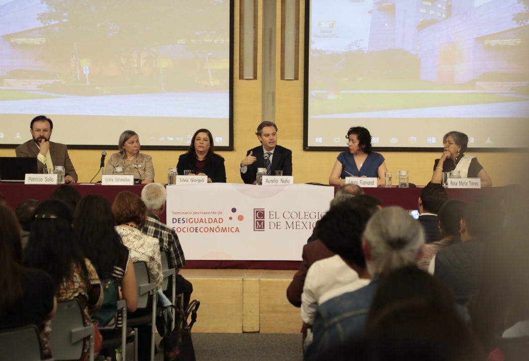 El titular de la SEP, Aurelio Nuño, participó en la inauguración de un seminario sobre desigualdad socioeconómica en El Colegio de México. (Twitter: @aurelionuno)